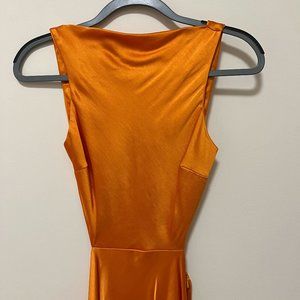 Bec + Bridge » Orange Seraphine Cut-Out Midi Dress